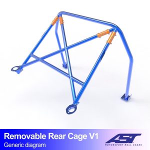 Arco Trasero SEAT Ibiza (6L) 3-doors Hatchback REMOVABLE REAR CAGE V1