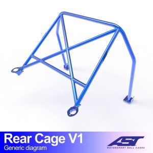 Arco Trasero BMW (E30) 3-Series 2-doors Coupe RWD REAR CAGE V1