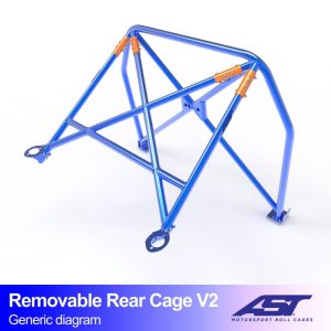 Arco Trasero BMW (E30) 3-Series 4-doors Sedan RWD REMOVABLE REAR CAGE V2