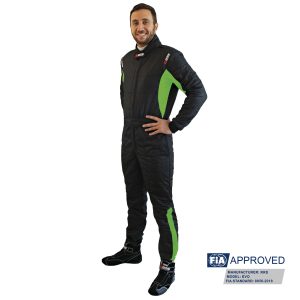 Mono De carreras RRS Diamond Star FIA - Negro y Verde