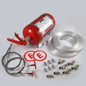 KIT EXTINTOR FIA 4.25L ECOFIREX MECÁNICO ACERO RRS