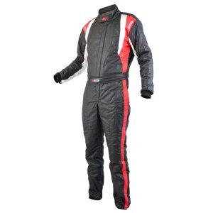 Mono de carreras RRS  FIA - Speed Negro y Rojo