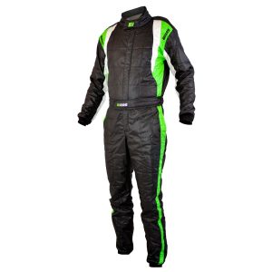 Mono de carreras RRS FIA Speed - Negro y Verde